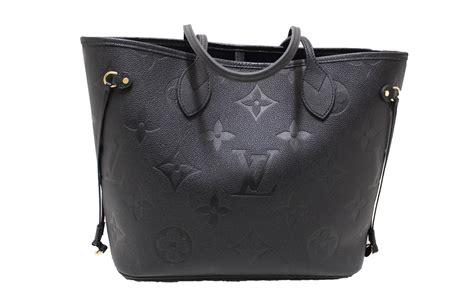 louis vuitton neverfull leather replica|louis vuitton black embossed neverfull.